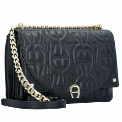 Discount AIGNER Diadora Umhängetasche Leder 26 cm black