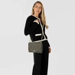 Outlet AIGNER Diadora Umhängetasche Leder 25 cm acacia brown