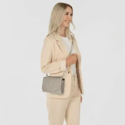 AIGNER Diadora Umhängetasche Leder 20 cm