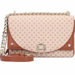AIGNER Diadora Umhängetasche Leder 20 cm dadino beige