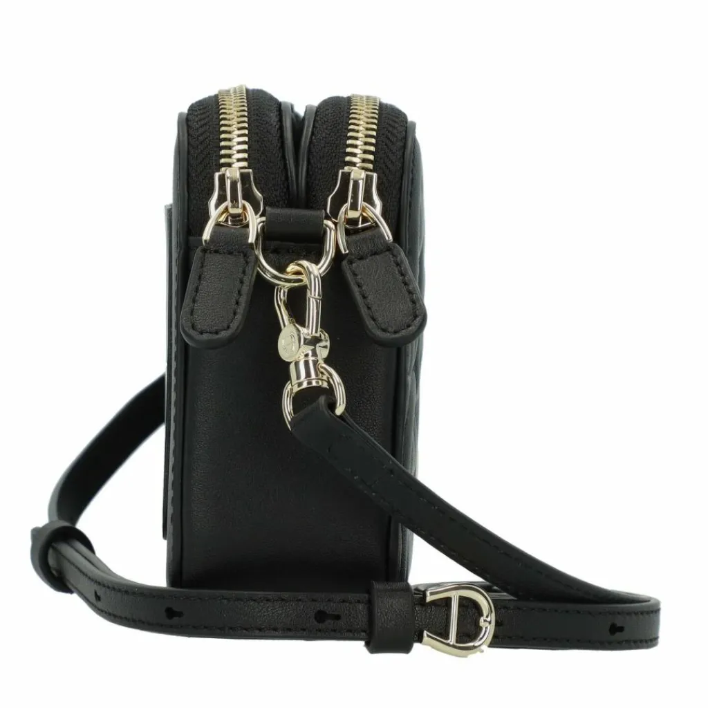 Hot AIGNER Diadora Umhängetasche Leder 19 cm black