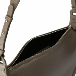 AIGNER Schultertaschen<Eliza Schultertasche Leder 25 cm acacia brown