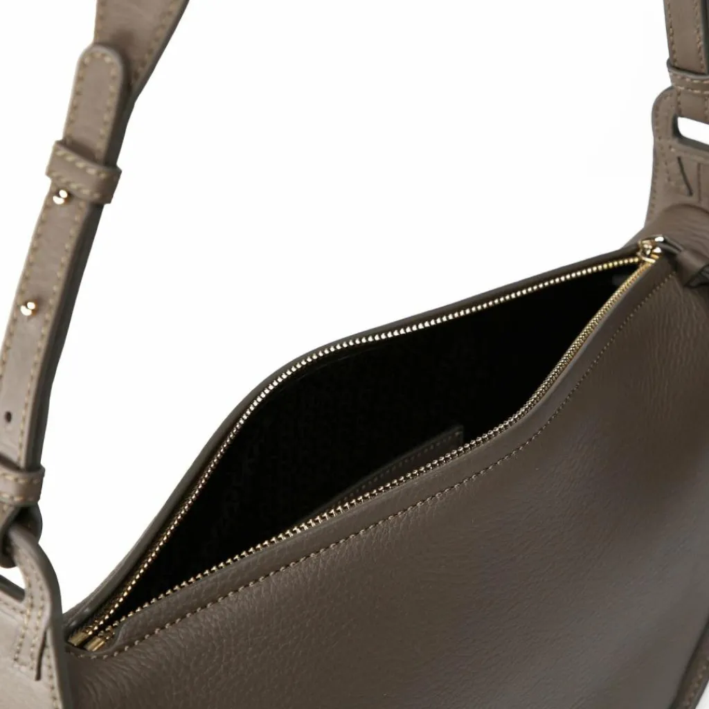 AIGNER Schultertaschen<Eliza Schultertasche Leder 25 cm acacia brown