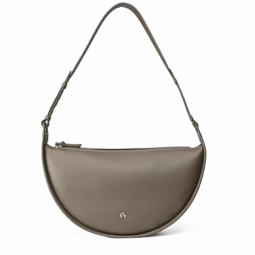 AIGNER Schultertaschen<Eliza Schultertasche Leder 25 cm acacia brown