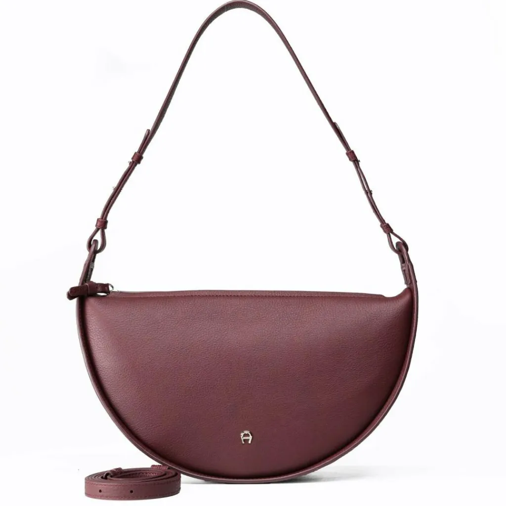 Clearance AIGNER Eliza Schultertasche Leder 25 cm port red
