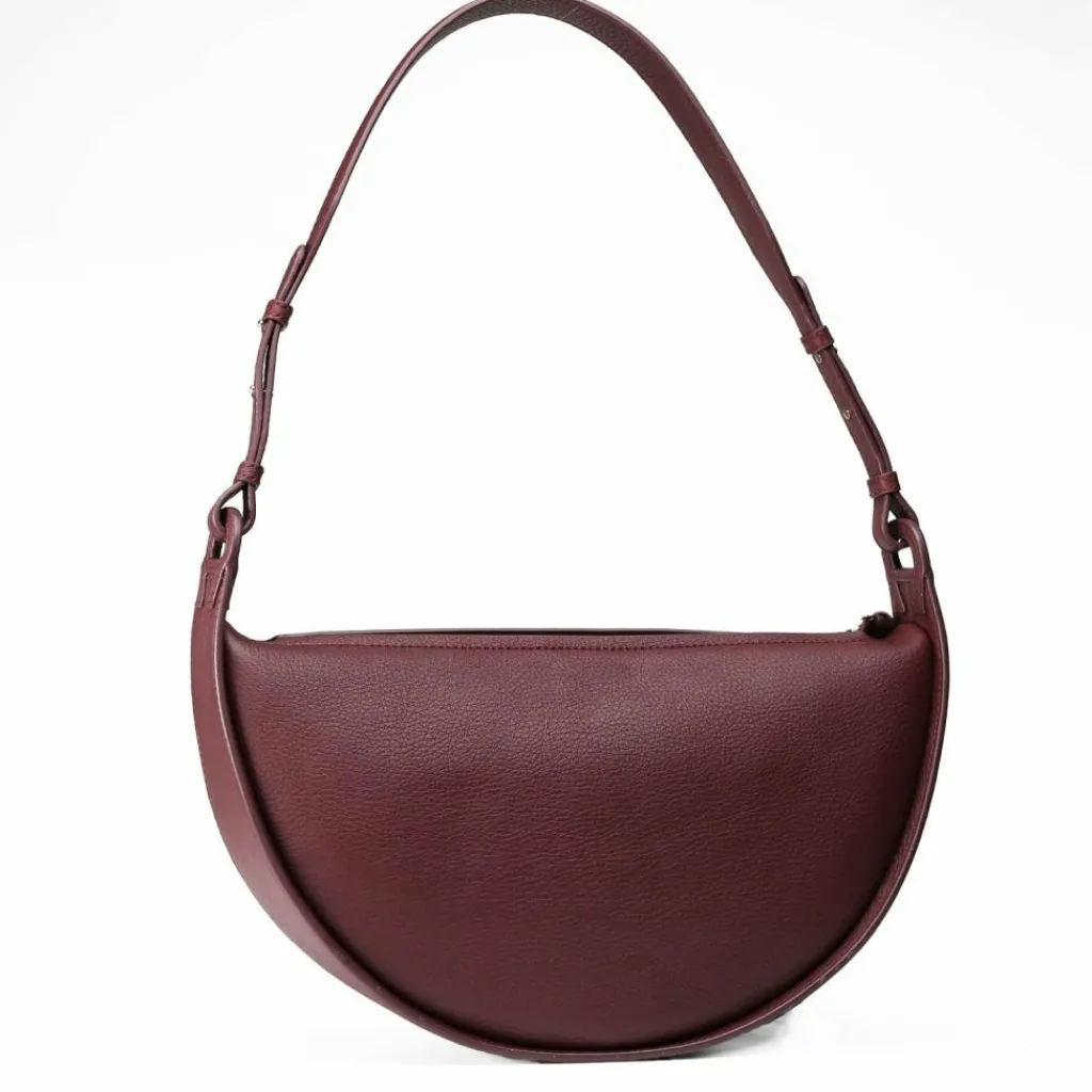 Clearance AIGNER Eliza Schultertasche Leder 25 cm port red