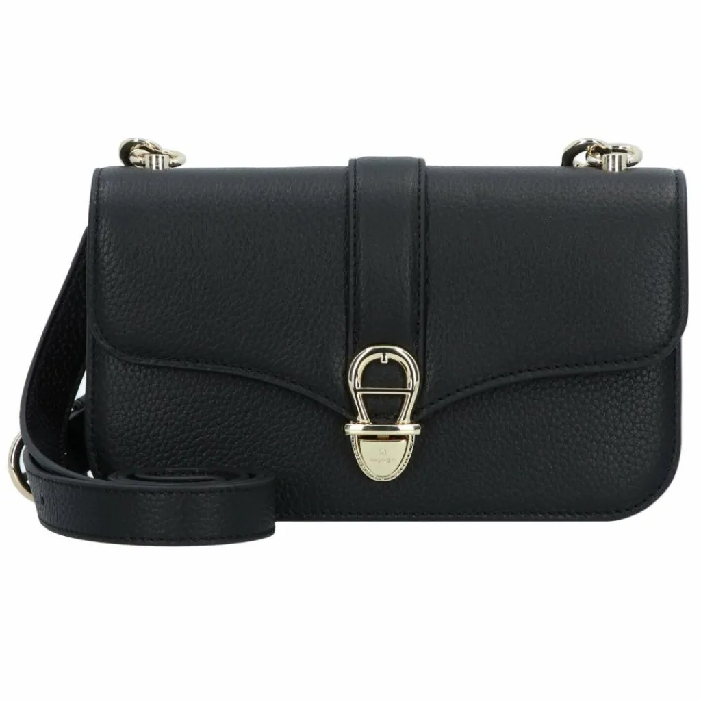 AIGNER Umhängetaschen<Elsa Umhängetasche Leder 21.5 cm black