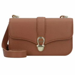 Outlet AIGNER Elsa Umhängetasche Leder 21.5 cm cognac brown