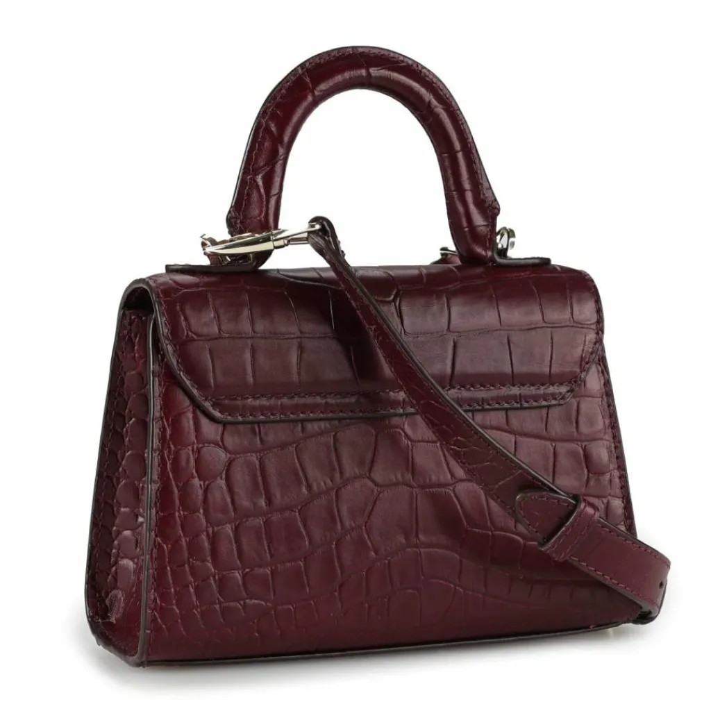 Hot AIGNER Farah Handtasche Leder 19 cm port red