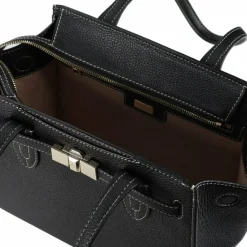 Outlet AIGNER Farah Schultertasche Leder 38 cm black