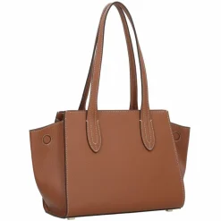 AIGNER Henkeltaschen|Schultertaschen<Farah Schultertasche Leder 38 cm cognac brown