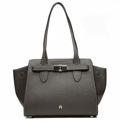 Online AIGNER Farah Schultertasche Leder 38 cm acacia brown