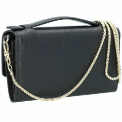 Clearance AIGNER Fashion Clutch Geldbörse Leder 19 cm black