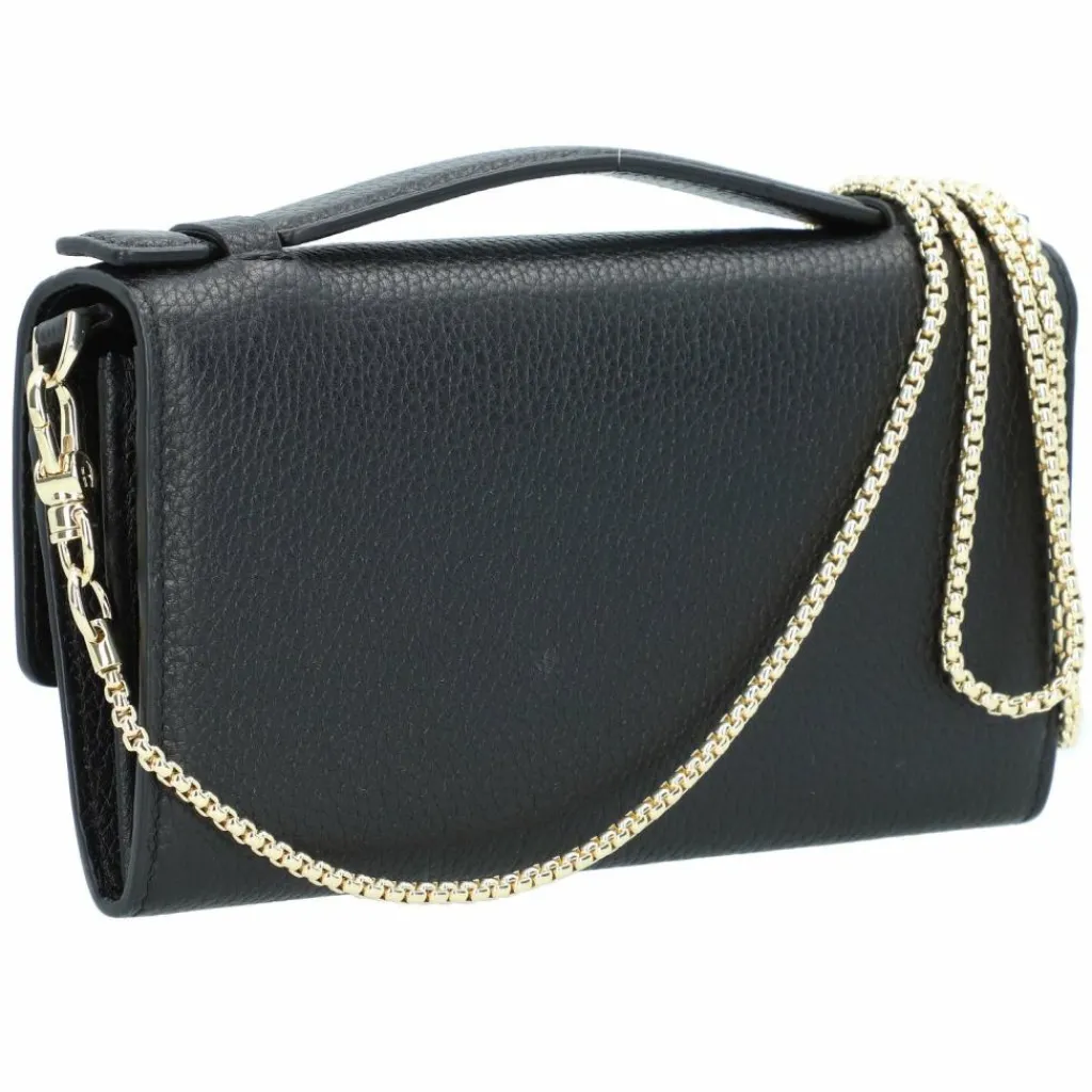 Clearance AIGNER Fashion Clutch Geldbörse Leder 19 cm black