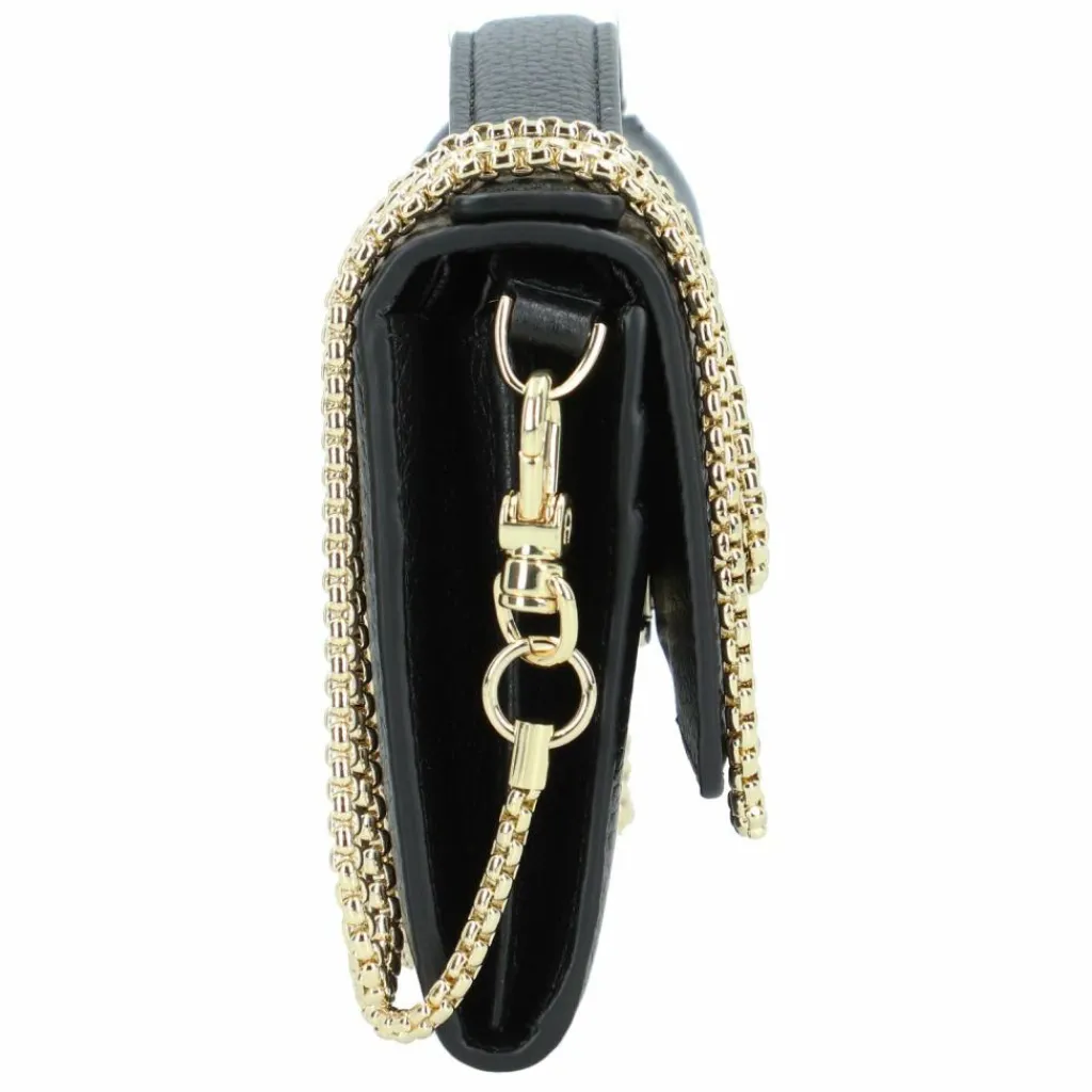 Clearance AIGNER Fashion Clutch Geldbörse Leder 19 cm black