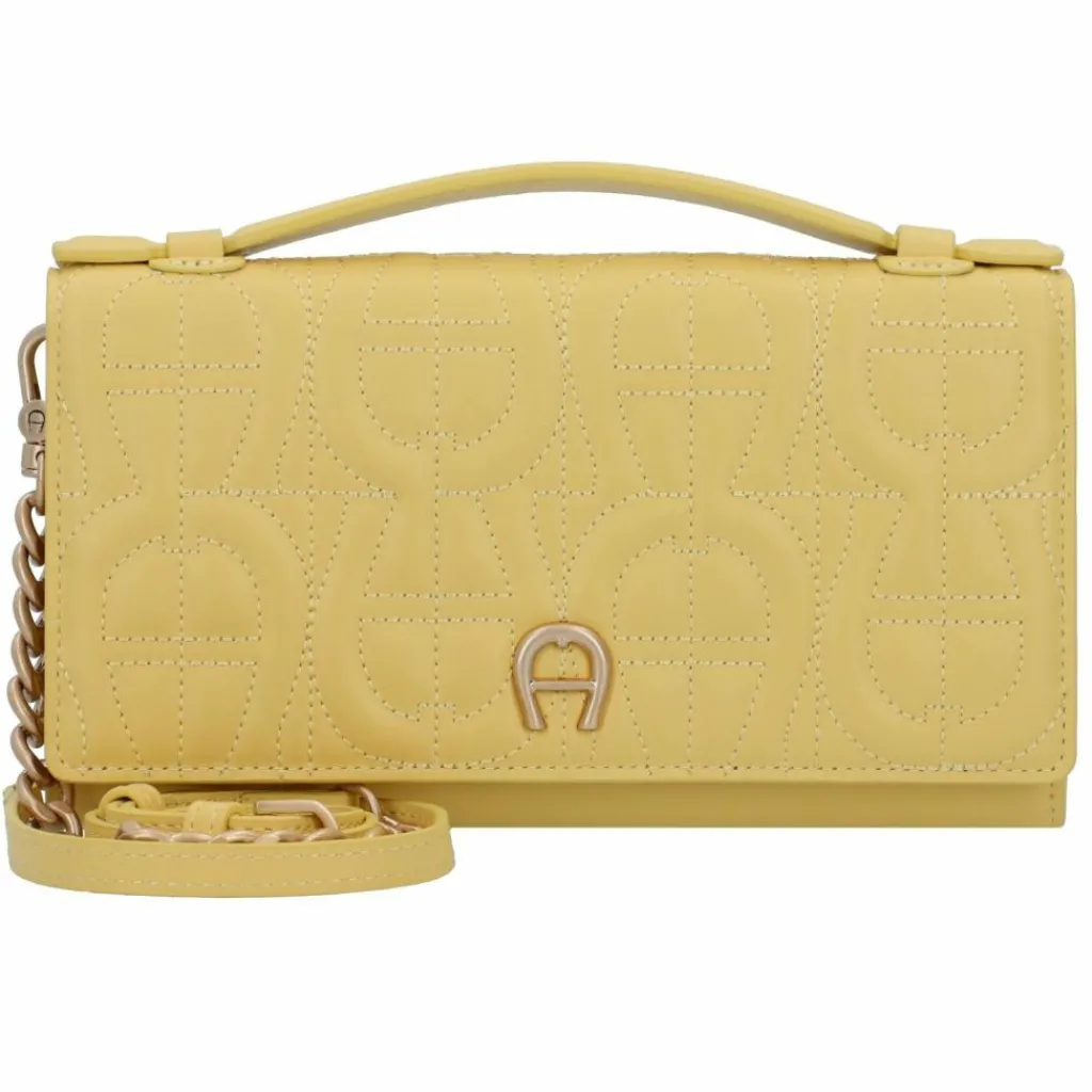 Discount AIGNER Fashion Clutch Geldbörse Leder 18.5 cm garbanzo yellow