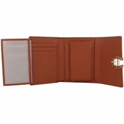 AIGNER Damengeldbörsen Querformat<Fashion Geldbörse RFID Schutz Leder 12.5 cm cognac brown