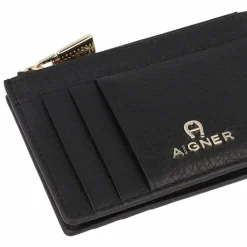 Outlet AIGNER Fashion Kreditkartenetui Leder 12 cm black