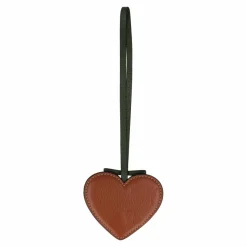 Outlet AIGNER Fashion Taschenanhänger Leder 8 cm dark olive