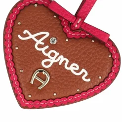 AIGNER Schlüsselanhänger<Fashion Taschenanhänger Leder 8 cm orchid pink