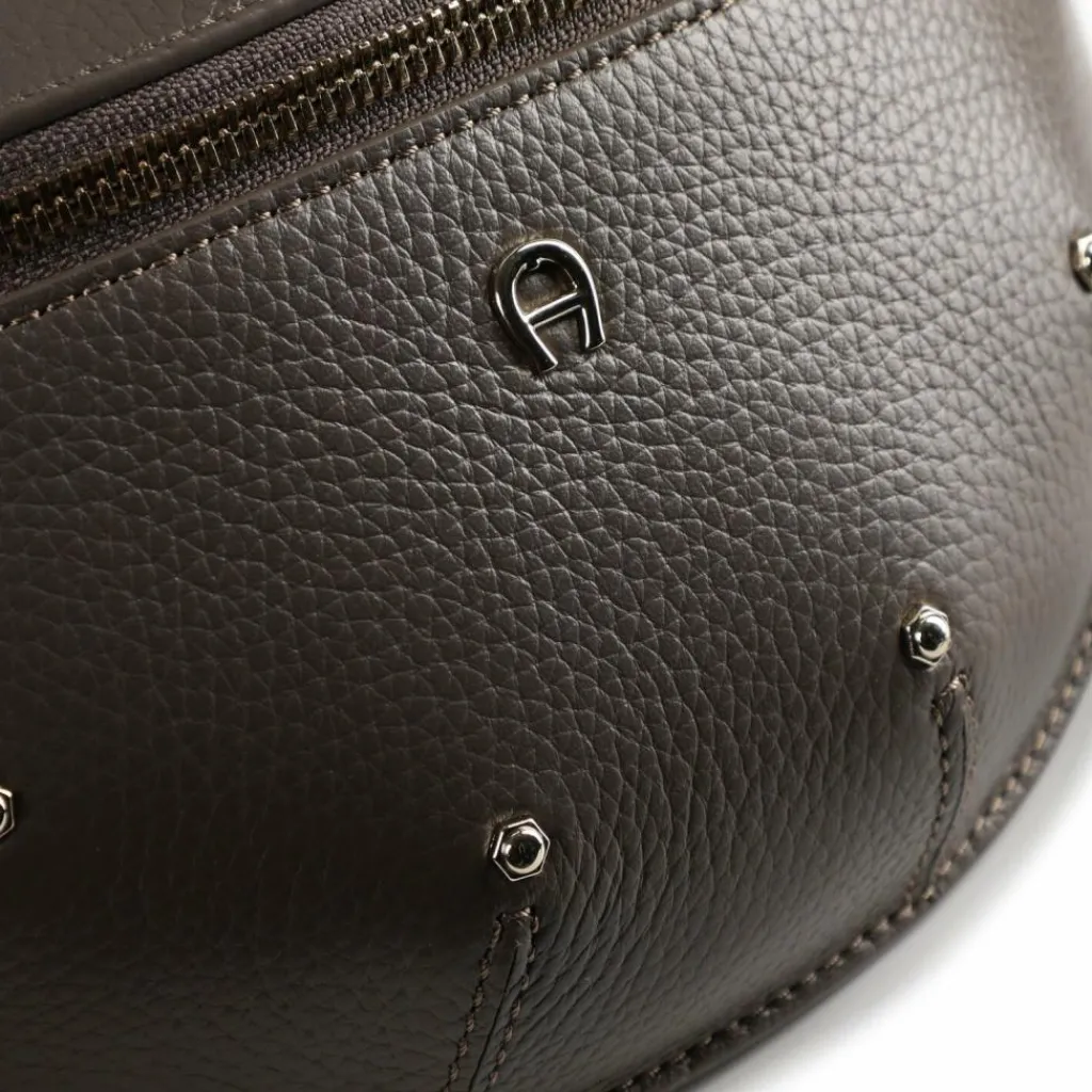 AIGNER Fashion Umhängetasche Leder 23.5 cm acacia brown