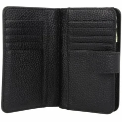 AIGNER Damengeldbörsen Querformat<Ivy Geldbörse RFID Leder 14 cm black 1 1