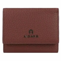 AIGNER Damengeldbörsen Querformat<Ivy Geldbörse RFID Leder 10,5 cm dark cognac