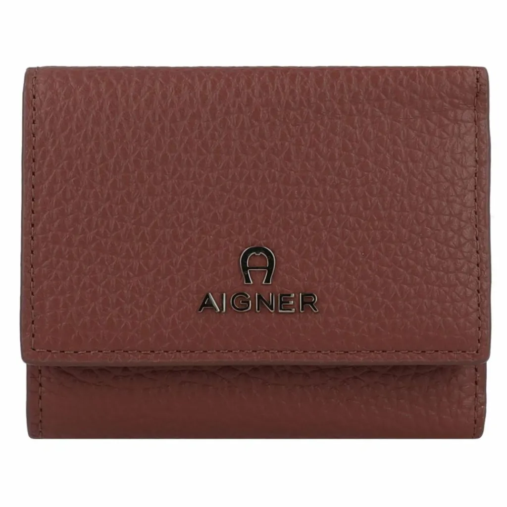 AIGNER Damengeldbörsen Querformat<Ivy Geldbörse RFID Leder 10,5 cm dark cognac