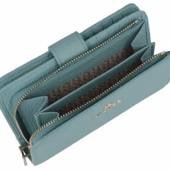 Hot AIGNER Ivy Geldbörse RFID Leder 14 cm aquamarine blue