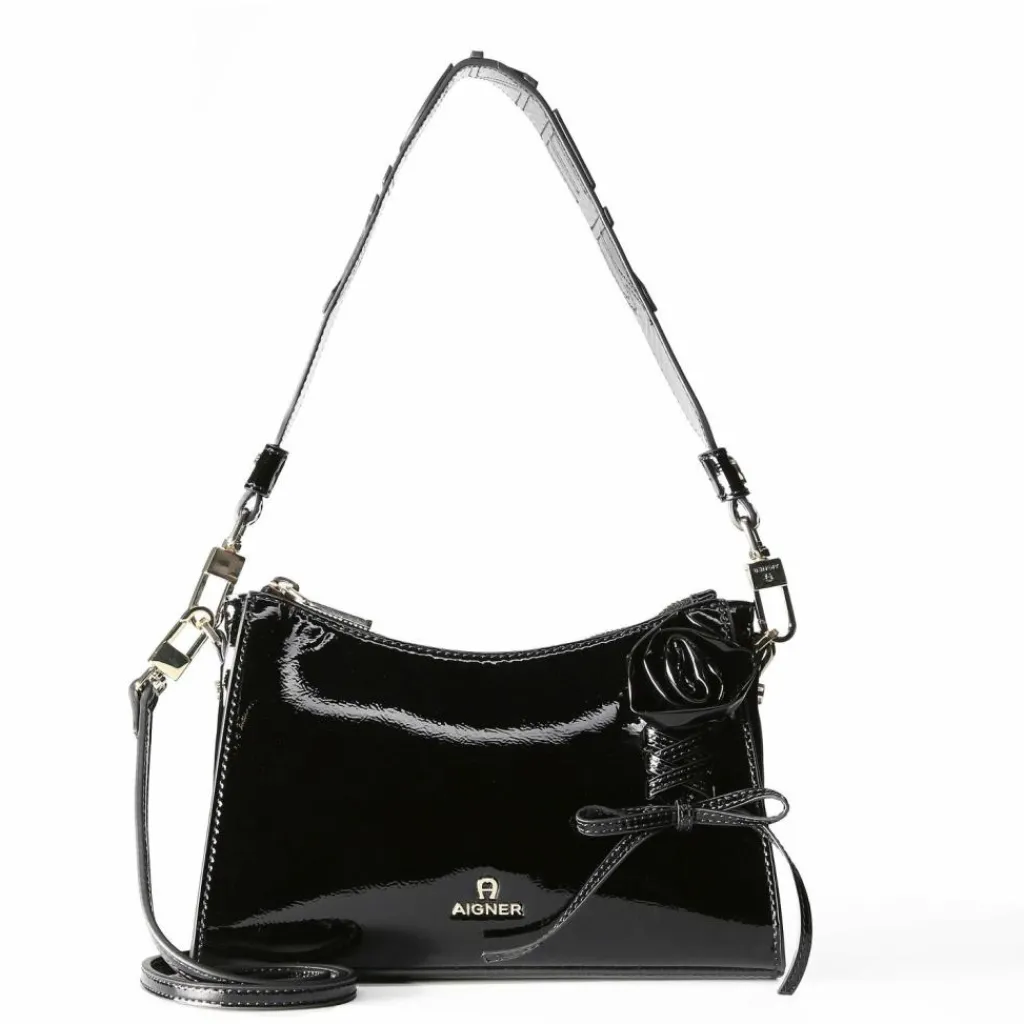 Discount AIGNER Ivy Schultertasche Leder 24 cm black
