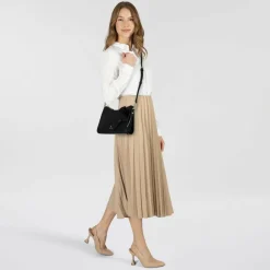 Discount AIGNER Ivy Schultertasche Leder 24 cm black