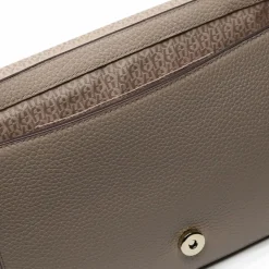 New AIGNER Pura Umhängetasche Leder 26 cm alpaca beige