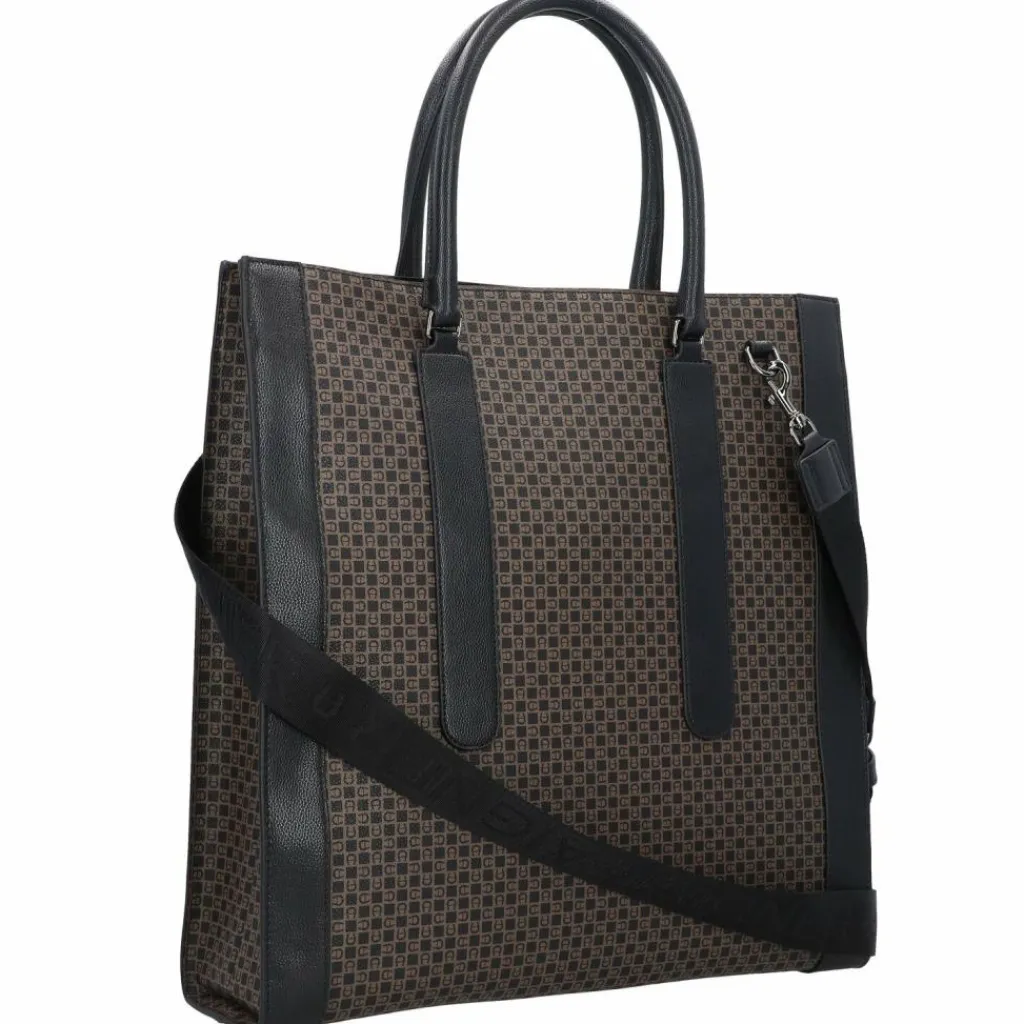 AIGNER Shopper|Henkeltaschen<The Core Shopper Tasche Leder 39 cm Laptopfach dadino brown
