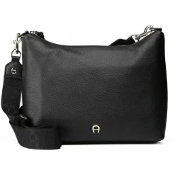 Clearance AIGNER Zita Umhängetasche Leder 27 cm black