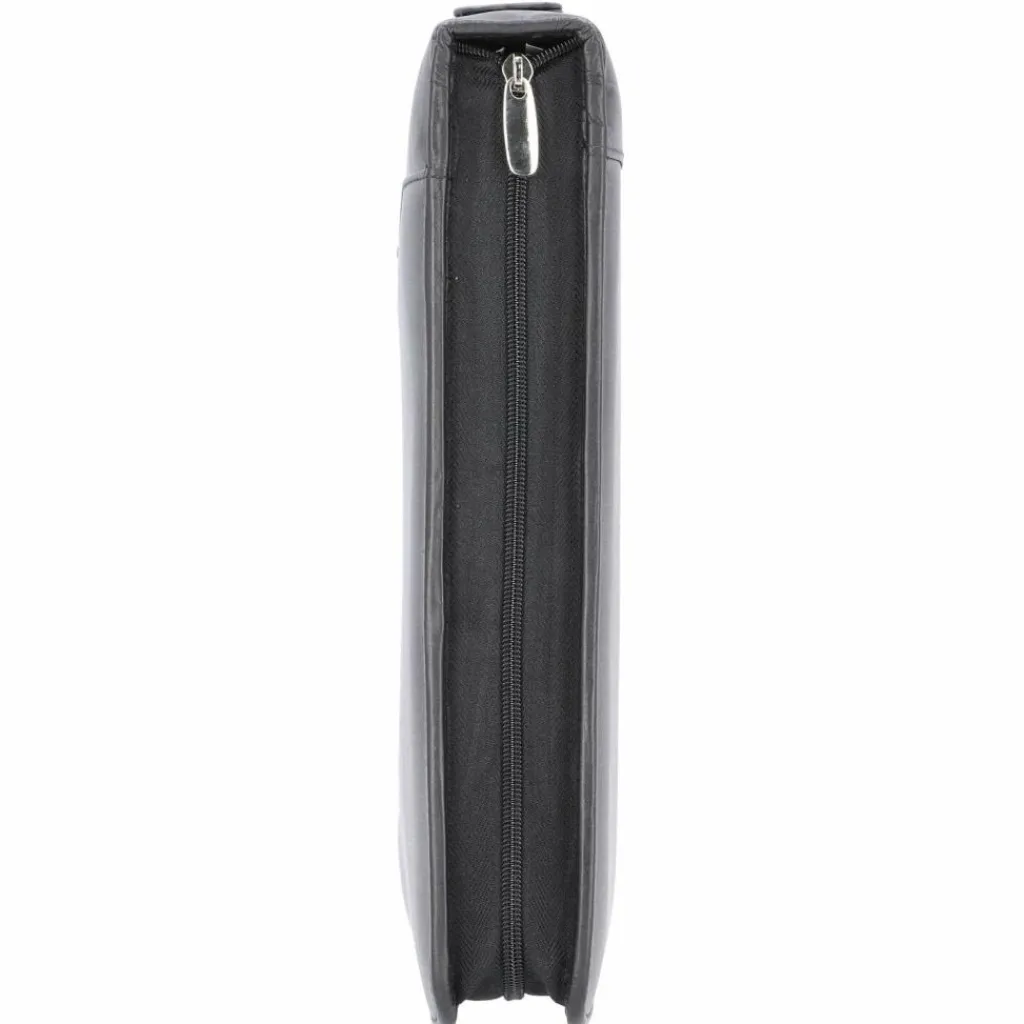 Alassio Mappen Aller Art<Arezzo Schreibmappe Leder 36 cm schwarz
