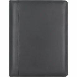 Hot Alassio Bosa Schreibmappe Leder 35 cm schwarz