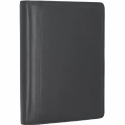 Hot Alassio Bosa Schreibmappe Leder 35 cm schwarz