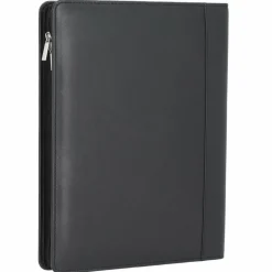 Hot Alassio Bosa Schreibmappe Leder 35 cm schwarz