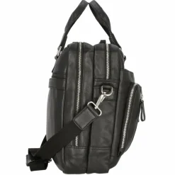Alassio Laptoptaschen|Aktentaschen<Campo Aktentasche Leder 42 cm Laptopfach schwarz