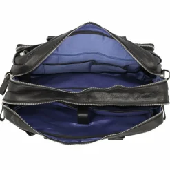 Alassio Laptoptaschen|Aktentaschen<Campo Aktentasche Leder 42 cm Laptopfach schwarz