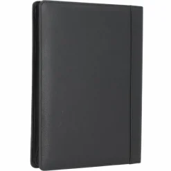 New Alassio Catana Schreibmappe Leder 33 cm schwarz