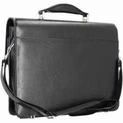 Alassio Laptoptaschen|Aktentaschen<Faenza Aktentasche Leder 40 cm Laptopfach schwarz