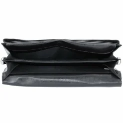 Alassio Laptoptaschen|Aktentaschen<Faenza Aktentasche Leder 40 cm Laptopfach schwarz