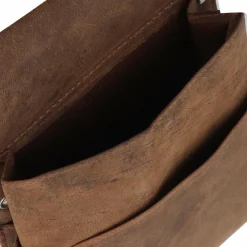 Best Alassio Gürteltasche Leder 10 cm für Kellnerbörsen braun