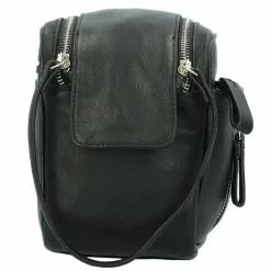 Alassio Kulturbeutel<Kulturbeutel Leder 24.5 cm schwarz