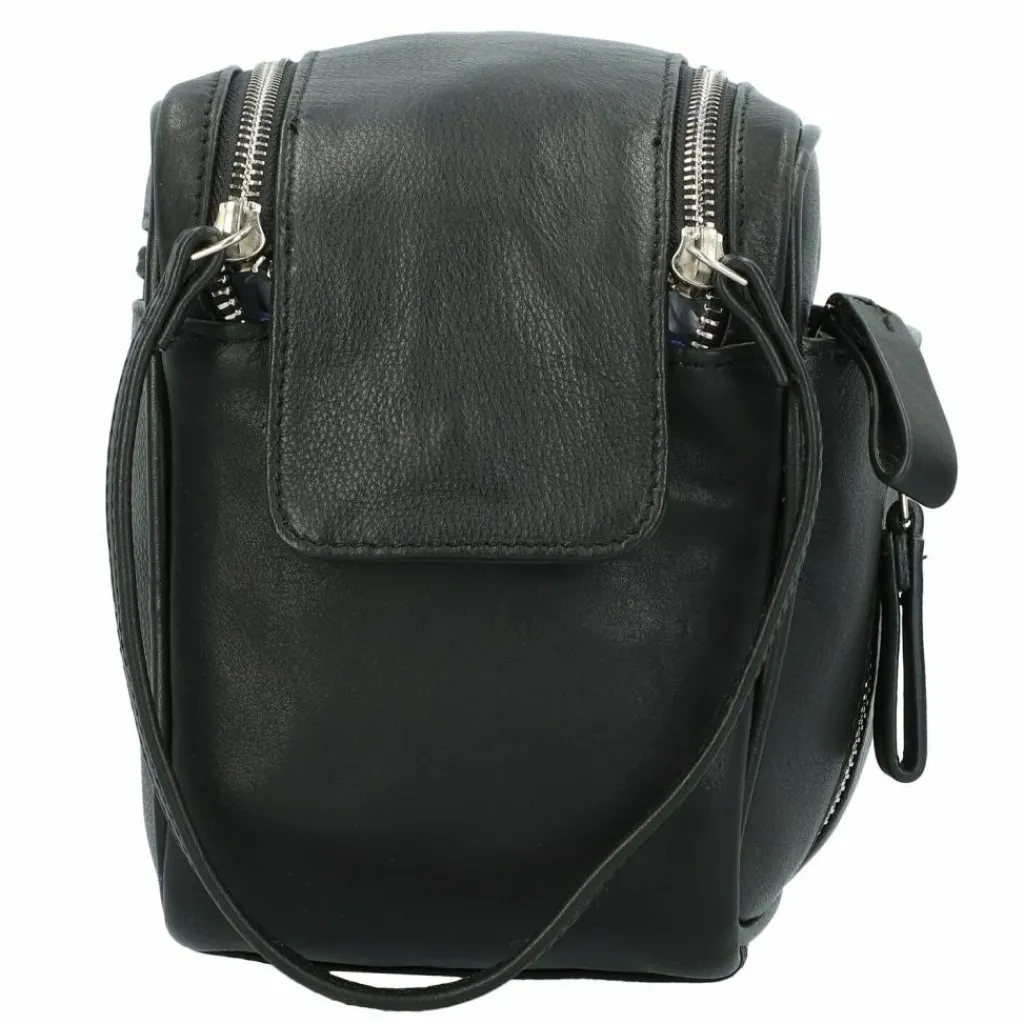 Alassio Kulturbeutel<Kulturbeutel Leder 24.5 cm schwarz