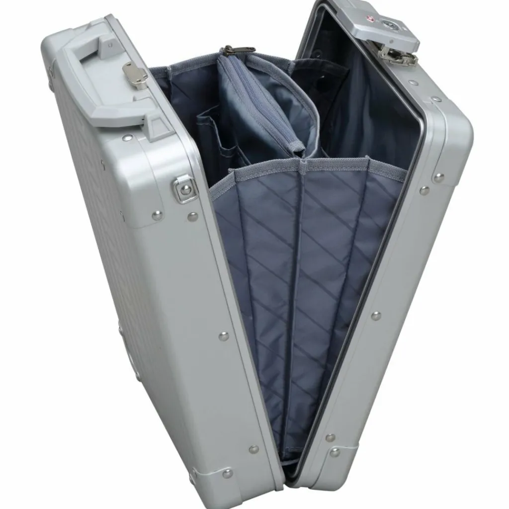 Aleon Aluminum Vertical Aktenkoffer 25 cm Laptopfach platinum