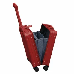 Aleon Hartgepäck Kabinengepäck|4-Rollen Kabinentrolleys<Business 4-Rollen Businesstrolley 50 cm Laptopfach ruby
