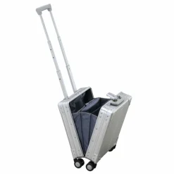 Sale Aleon Business 4-Rollen Businesstrolley 42 cm Laptopfach platinum