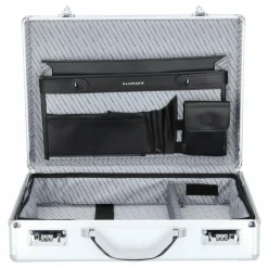 Alumaxx Laptoptaschen|Aktenkoffer<Aktenkoffer 46 cm Laptopfach silber